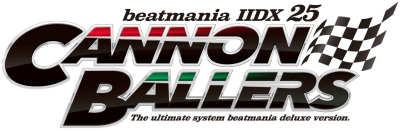 beatmania IIDX 25 CANNON BALLERS logo.