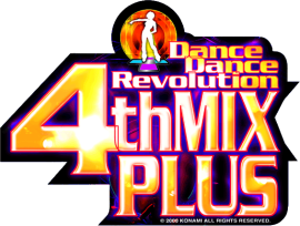 DanceDanceRevolution 4thMIX PLUS logo.